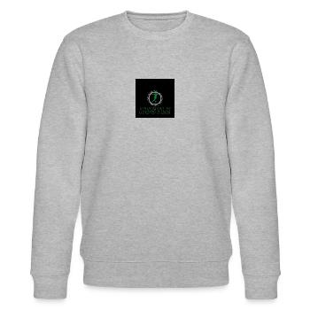 Hustle grün black - Stanley/Stella Unisex Bio-Sweatshirt CHANGER  - Grau meliert - Vorne - Nik (191cm) & Marisol (170cm)