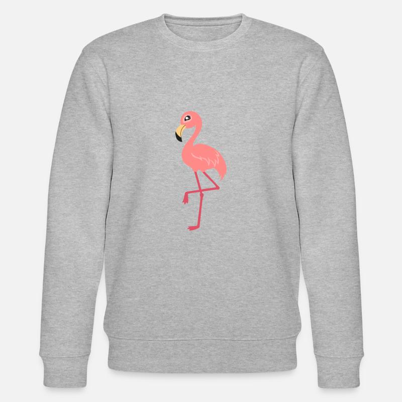 flamingo - Stanley/Stella Unisex Bio-Sweatshirt CHANGER  - Grau meliert