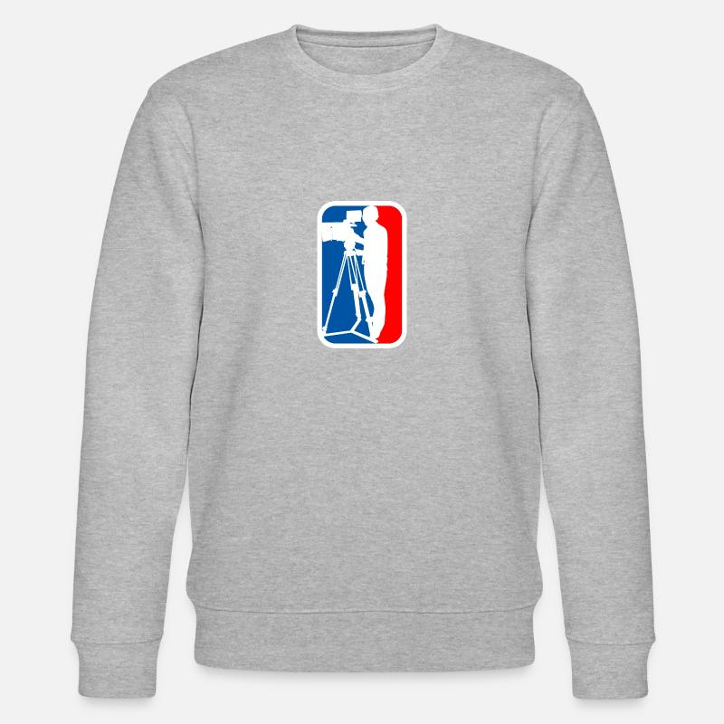 kameramann logo - Stanley/Stella Unisex Bio-Sweatshirt CHANGER  - Grau meliert