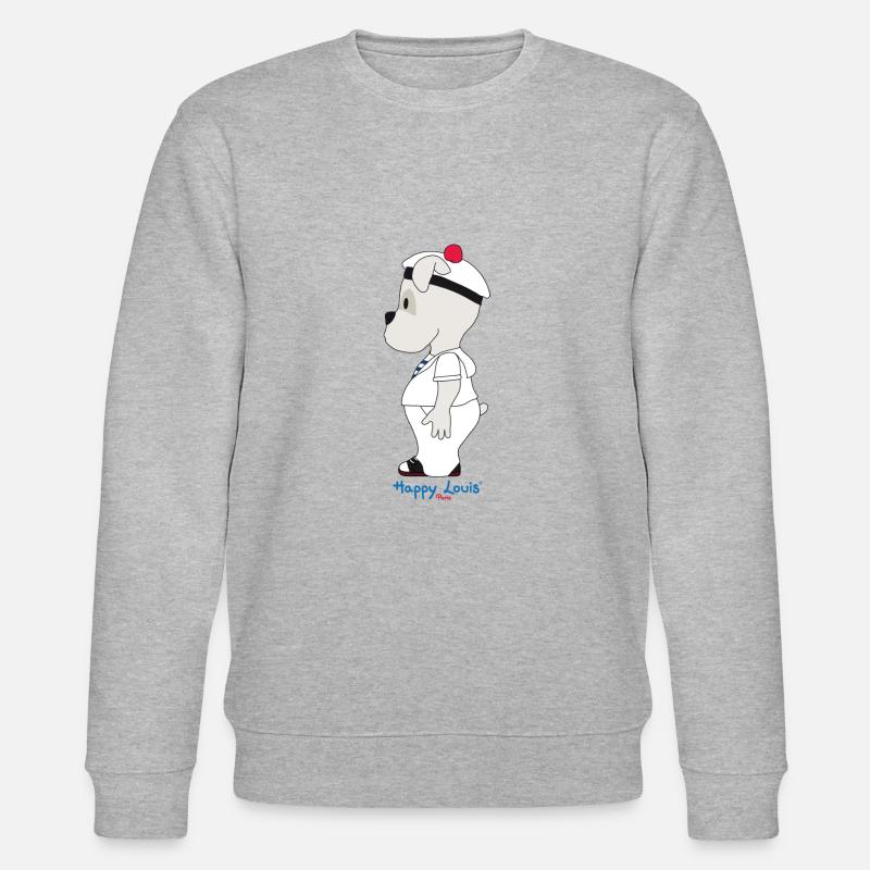 Happy Louis - MATELOT - Stanley/Stella Unisex Bio-Sweatshirt CHANGER - Grau meliert