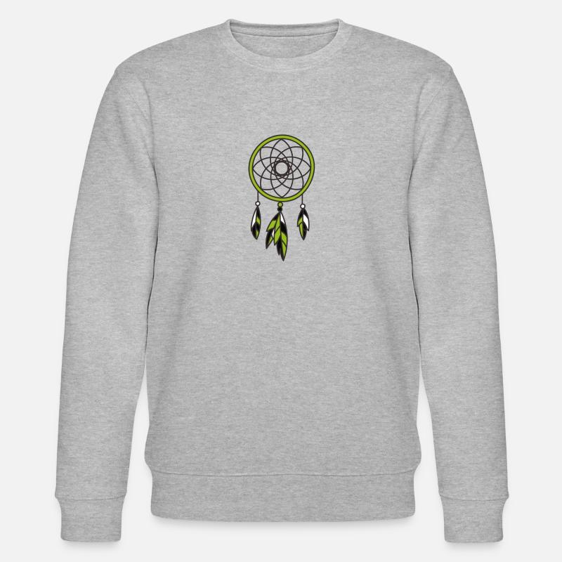 Dreamcatcher - Stanley/Stella Unisex Bio-Sweatshirt CHANGER  - Grau meliert