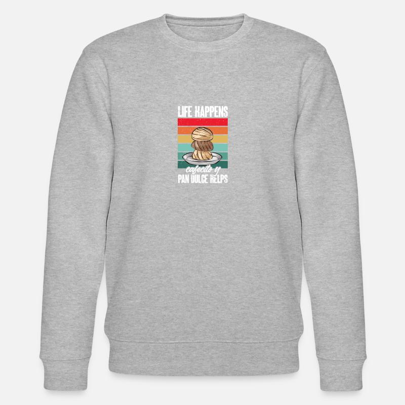 Concha Hispanic Mexikanisch Pan Dulce - Stanley/Stella Unisex Bio-Sweatshirt CHANGER  - Grau meliert