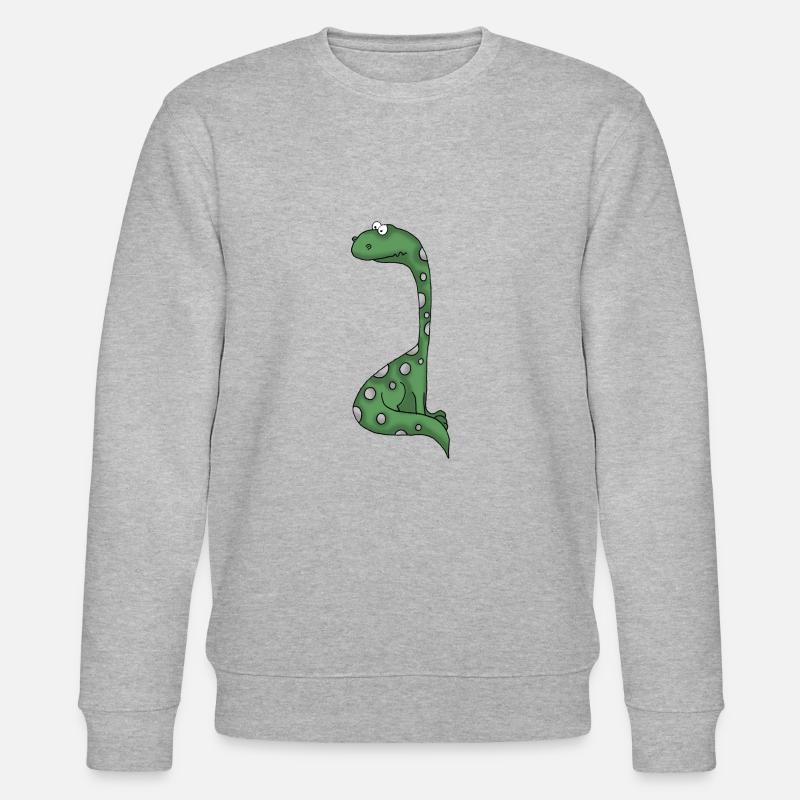Dino 27 - Stanley/Stella Unisex Bio-Sweatshirt CHANGER  - Grau meliert