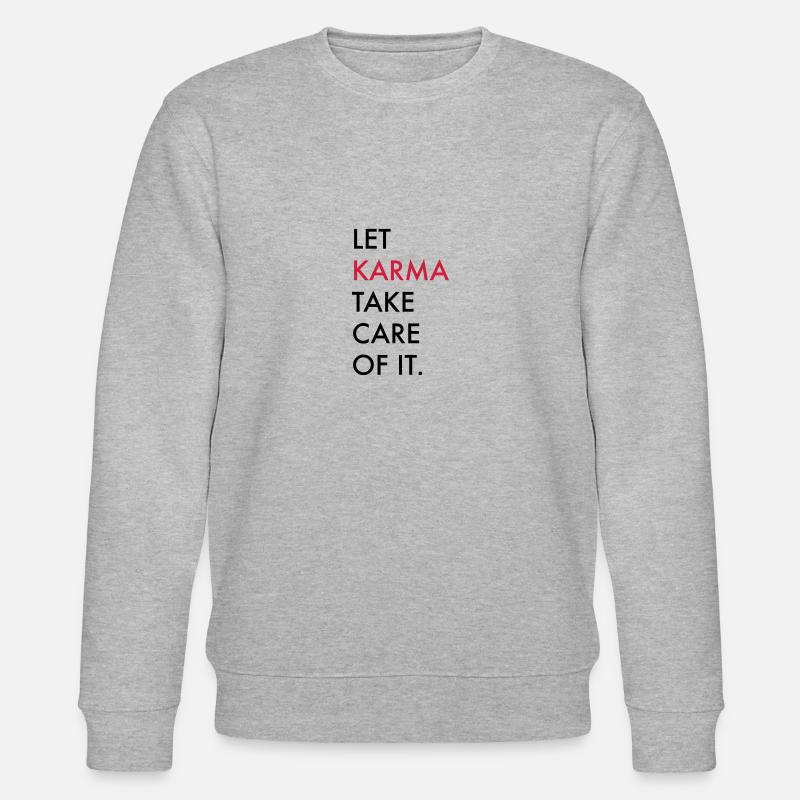 Karma - Stanley/Stella Unisex Bio-Sweatshirt CHANGER  - Grau meliert