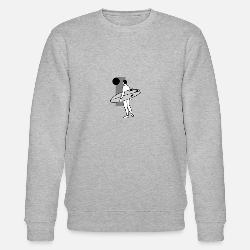 Surfer 2 - Stanley/Stella Unisex Bio-Sweatshirt CHANGER  - Grau meliert