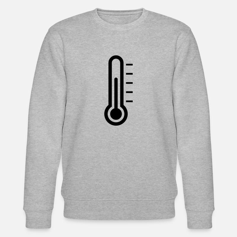 Thermometer - Stanley/Stella Unisex Bio-Sweatshirt CHANGER  - Grau meliert