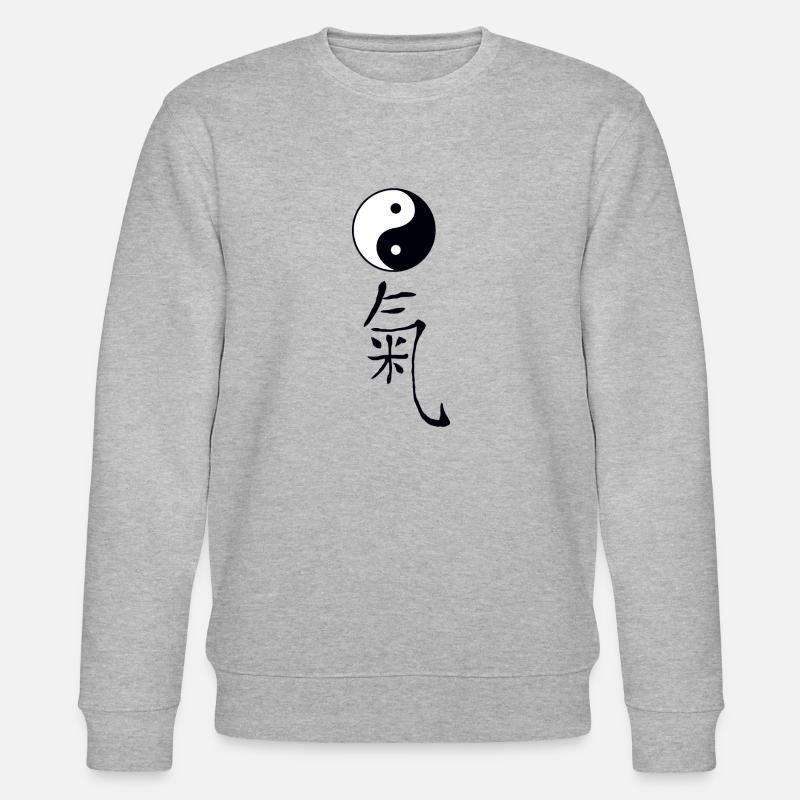 tao qi - Stanley/Stella Unisex Bio-Sweatshirt CHANGER  - Grau meliert