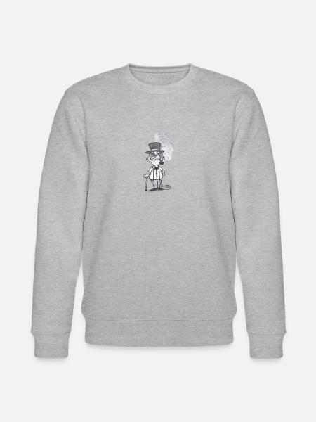 GentleBiber # North German art - Stanley/Stella CHANGER Unisex Organic Sweatshirt - heather grey