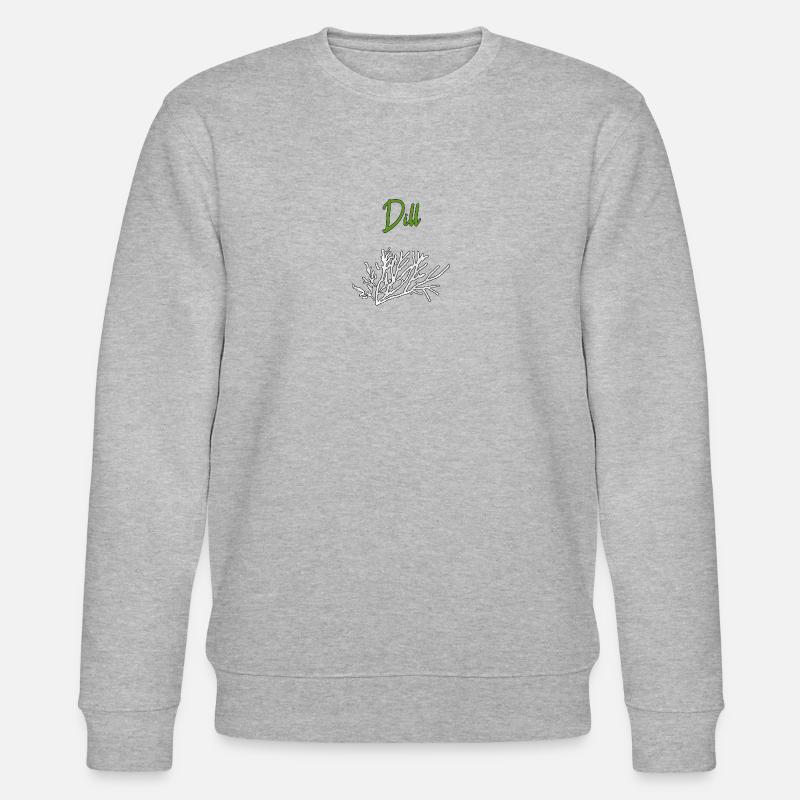 Dill Kräuter - Stanley/Stella Unisex Bio-Sweatshirt CHANGER  - Grau meliert