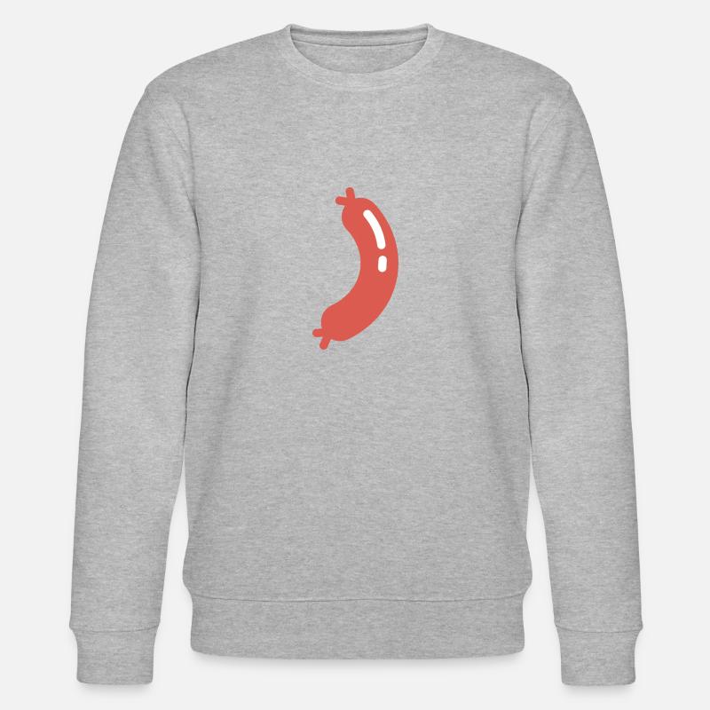 Macaroni - sausage - Stanley/Stella Unisex Bio-Sweatshirt CHANGER  - Grau meliert