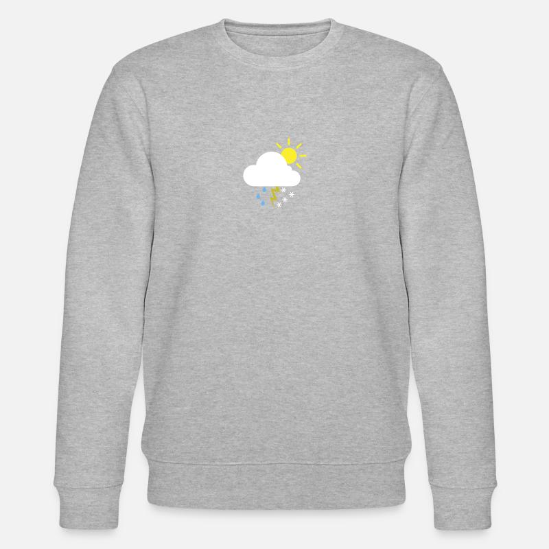 Heute gewesen - Stanley/Stella Unisex Bio-Sweatshirt CHANGER  - Grau meliert