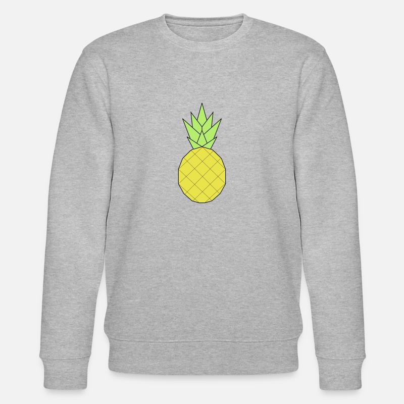 Ananas - Sweat bio CHANGER Stanley/Stella Unisexe - gris chiné