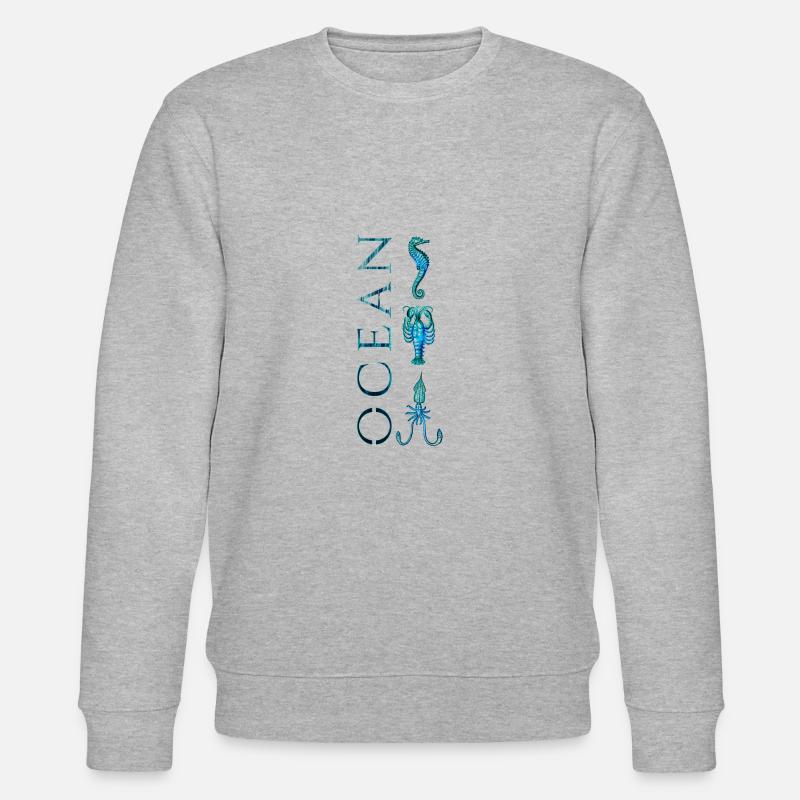 Meerestiere - Stanley/Stella Unisex Bio-Sweatshirt CHANGER  - Grau meliert