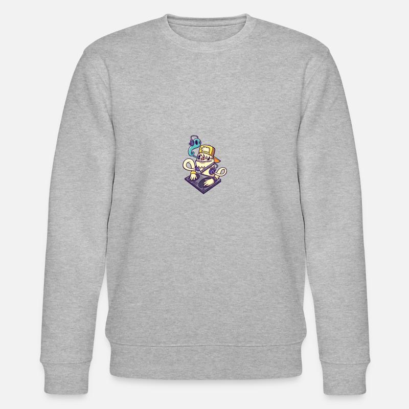 dj alien - Stanley/Stella Unisex Bio-Sweatshirt CHANGER  - Grau meliert