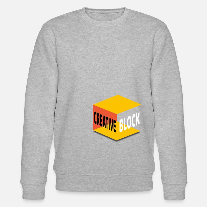 Creative BLOCK - Stanley/Stella CHANGER Unisex Organic Sweatshirt - heather grey