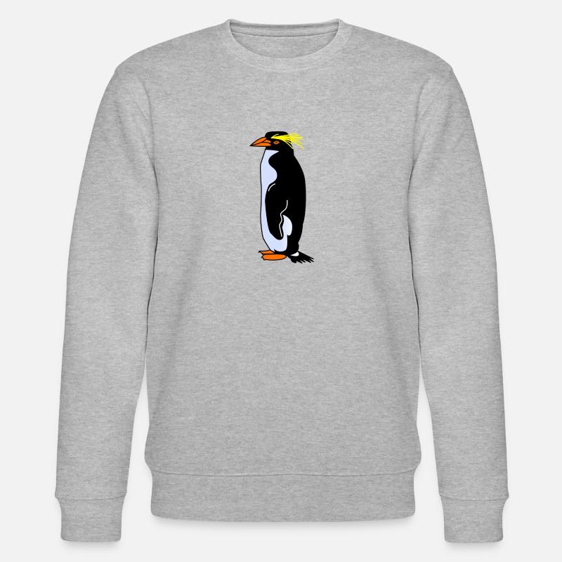 Pinguin - Stanley/Stella Unisex Bio-Sweatshirt CHANGER  - Grau meliert
