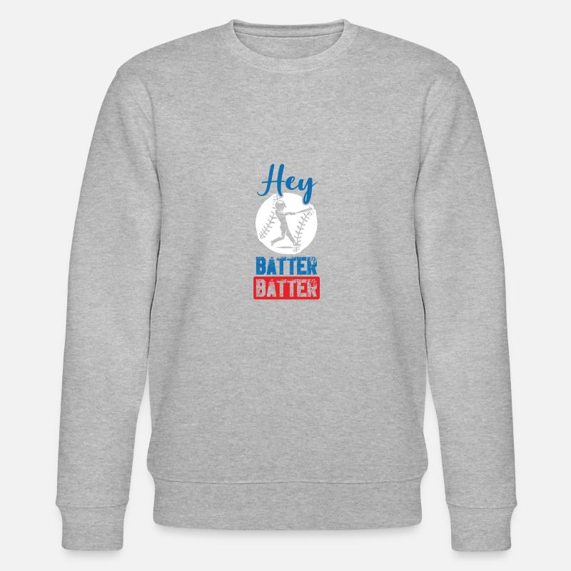 Frappeur de baseball - Sweat bio CHANGER Stanley/Stella Unisexe - gris chiné
