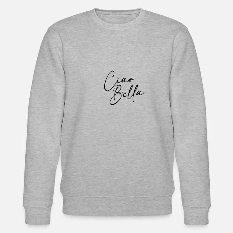 Ciao Bella - Stanley/Stella Unisex Bio-Sweatshirt CHANGER  - Grau meliert