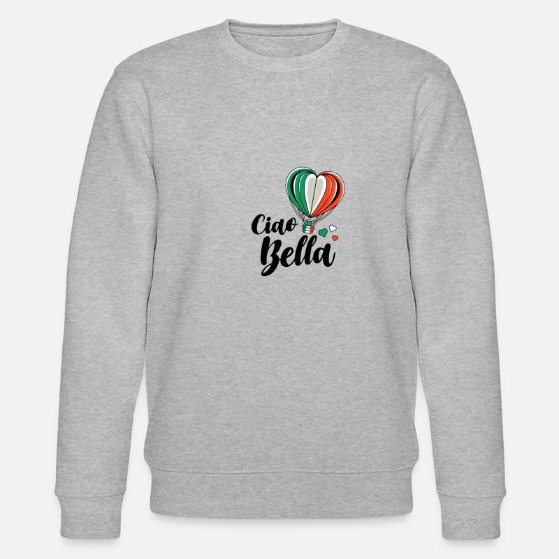 Ciao Bella - Stanley/Stella Unisex Bio-Sweatshirt CHANGER - Grau meliert
