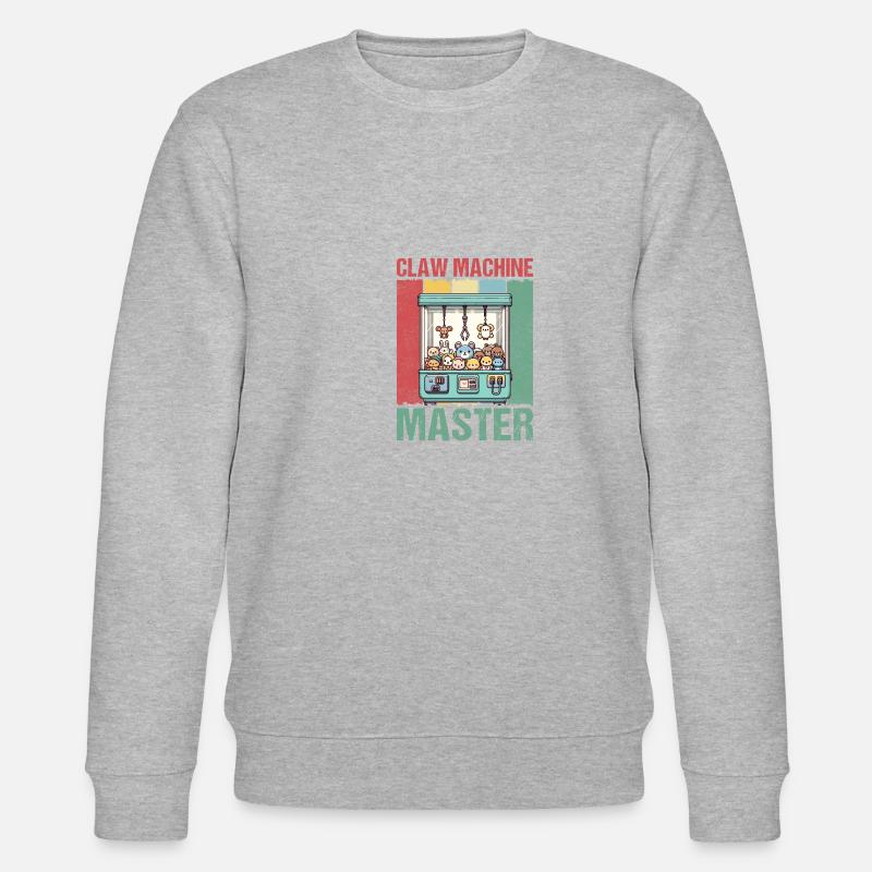 Claw Machine Master - Stanley/Stella CHANGER Unisex Organic Sweatshirt - heather grey