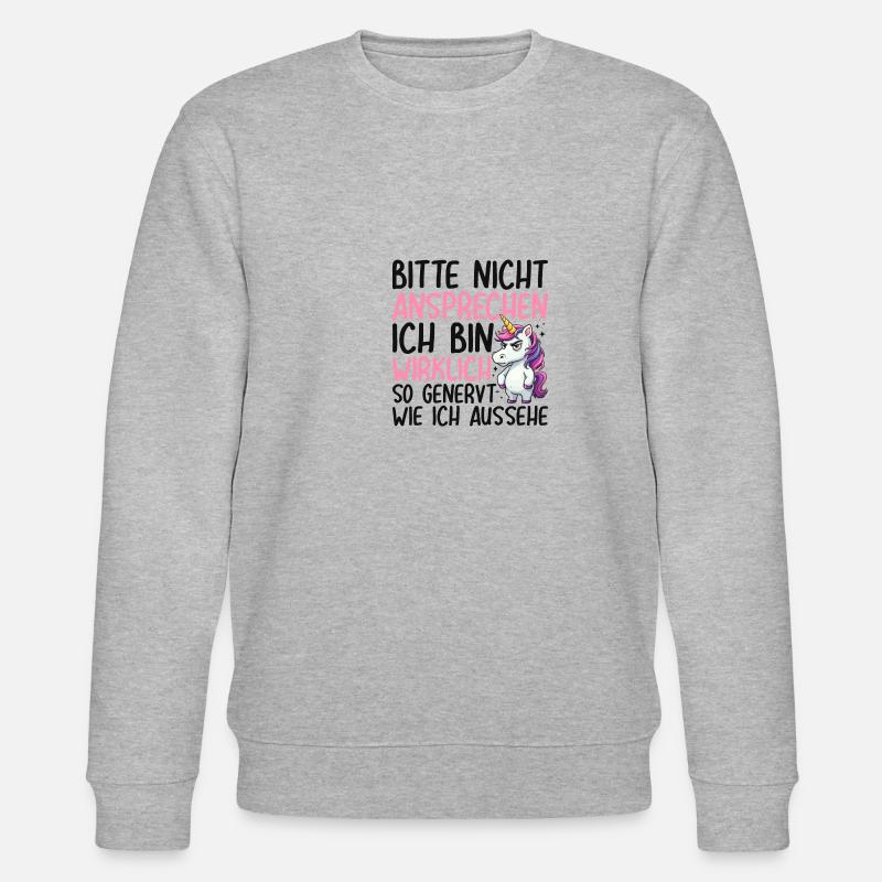 Non, tout simplement non - Sweat bio CHANGER Stanley/Stella Unisexe - gris chiné