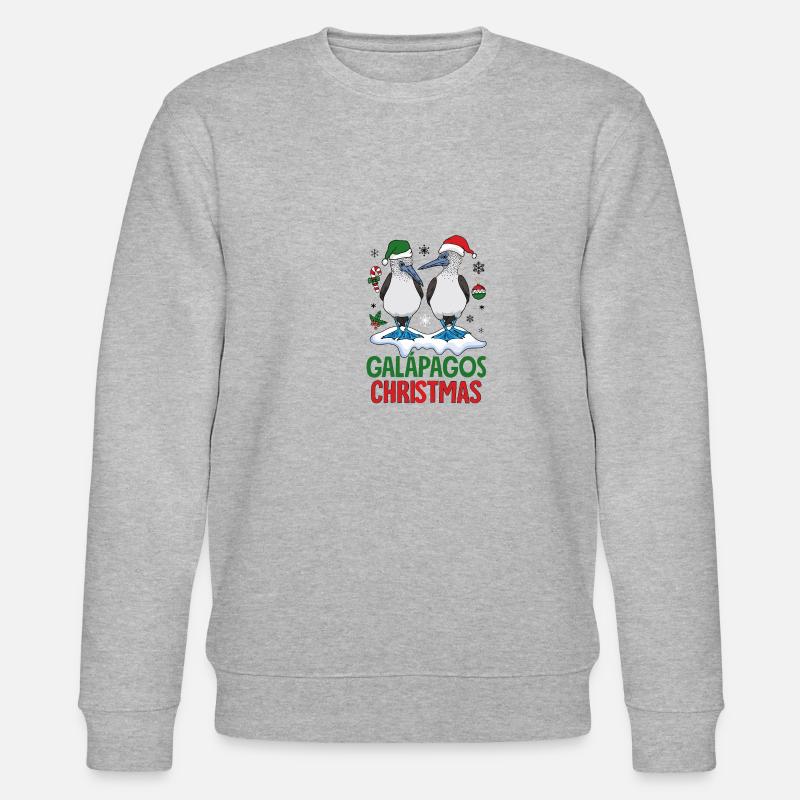 Galapagos Christmas - Stanley/Stella Unisex Bio-Sweatshirt CHANGER  - Grau meliert