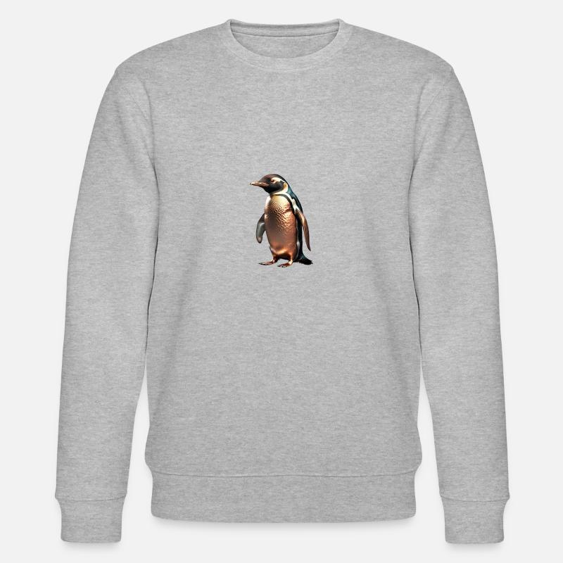 The Bronze Penguin - Stanley/Stella Unisex Bio-Sweatshirt CHANGER  - Grau meliert
