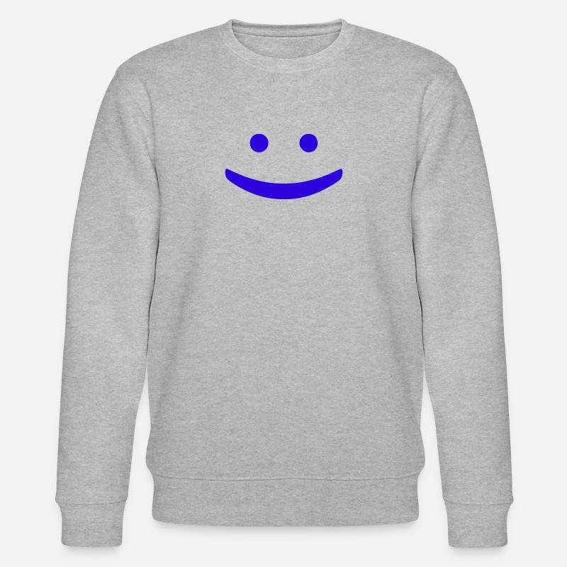Smile!! :) - Stanley/Stella Unisex Bio-Sweatshirt CHANGER  - Grau meliert