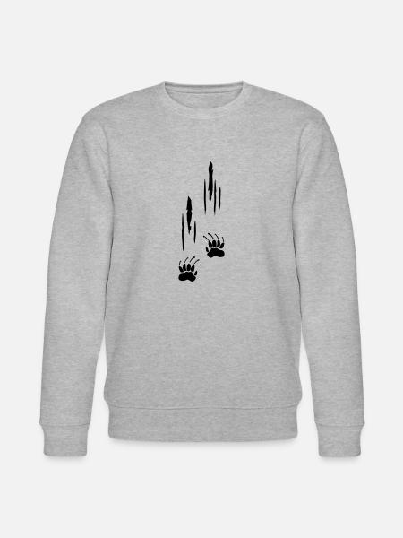 Scratches, Claws - Stanley/Stella CHANGER Unisex Organic Sweatshirt - heather grey