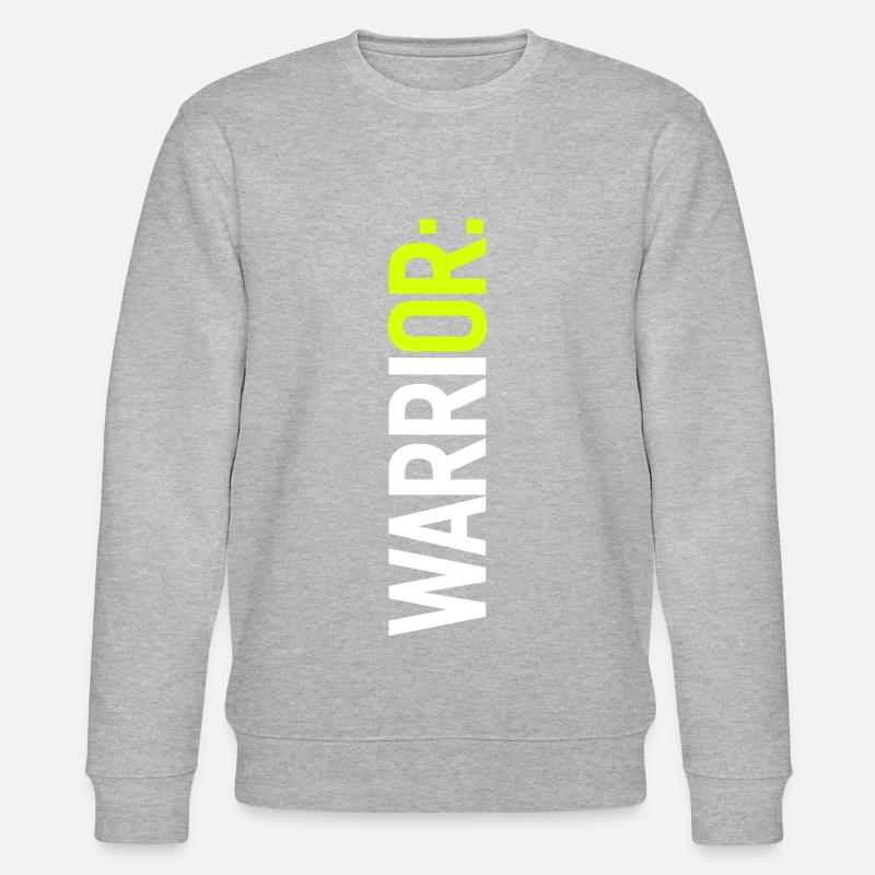 WARRIOR: (ou moi!) - Sweat bio CHANGER Stanley/Stella Unisexe - gris chiné