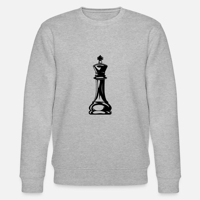 Roi des échecs - Sweat bio CHANGER Stanley/Stella Unisexe - gris chiné