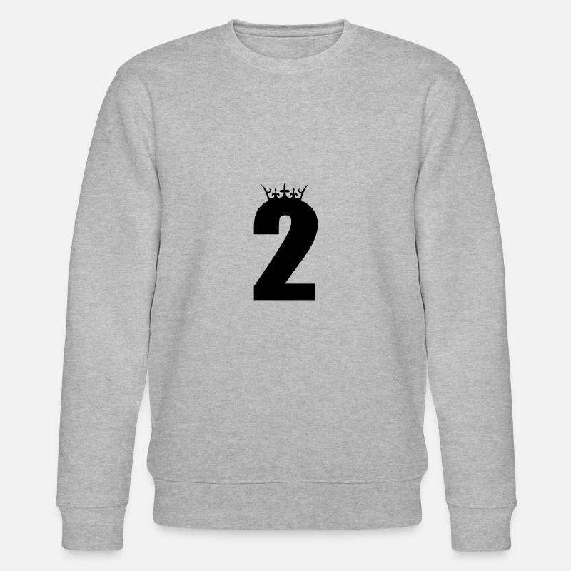 2 roi - Sweat bio CHANGER Stanley/Stella Unisexe - gris chiné