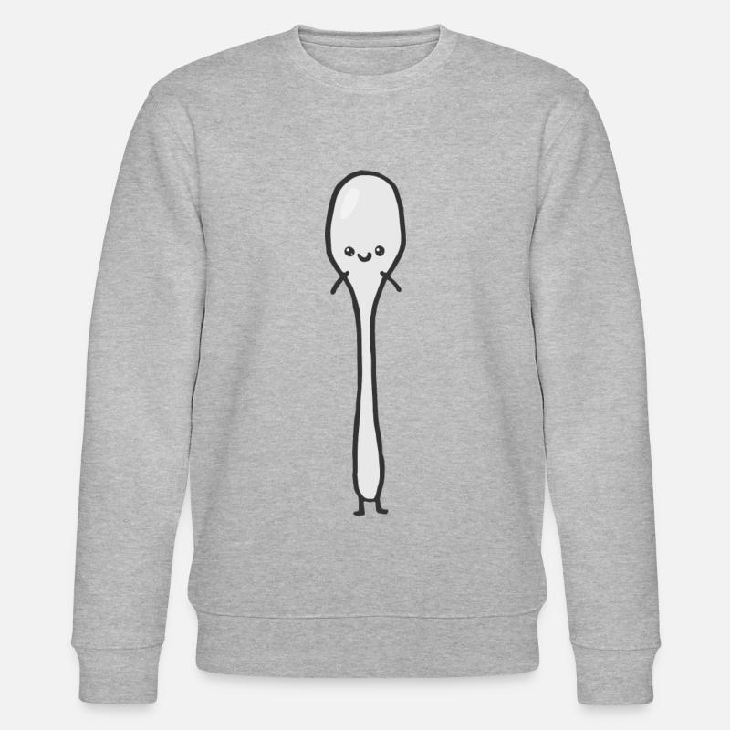 Cuillère - Sweat bio CHANGER Stanley/Stella Unisexe - gris chiné