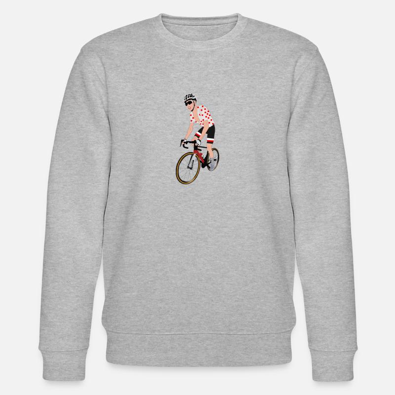 Bergetappe - L’Alpe d’Huez - Stanley/Stella Unisex Bio-Sweatshirt CHANGER  - Grau meliert