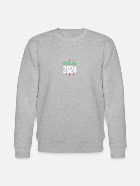 Barcelona 2024 Holidays - Stanley/Stella CHANGER Unisex Organic Sweatshirt - heather grey