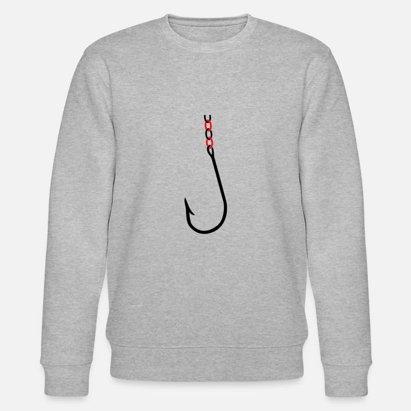 Angelhaken 2 farben - Stanley/Stella Unisex Bio-Sweatshirt CHANGER  - Grau meliert