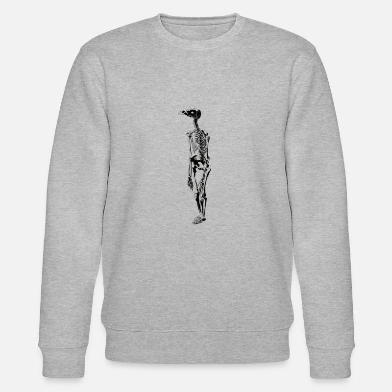 Vogelmensch - Stanley/Stella Unisex Bio-Sweatshirt CHANGER  - Grau meliert