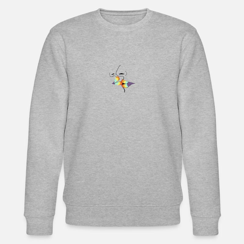 regenbogen - Stanley/Stella Unisex Bio-Sweatshirt CHANGER  - Grau meliert