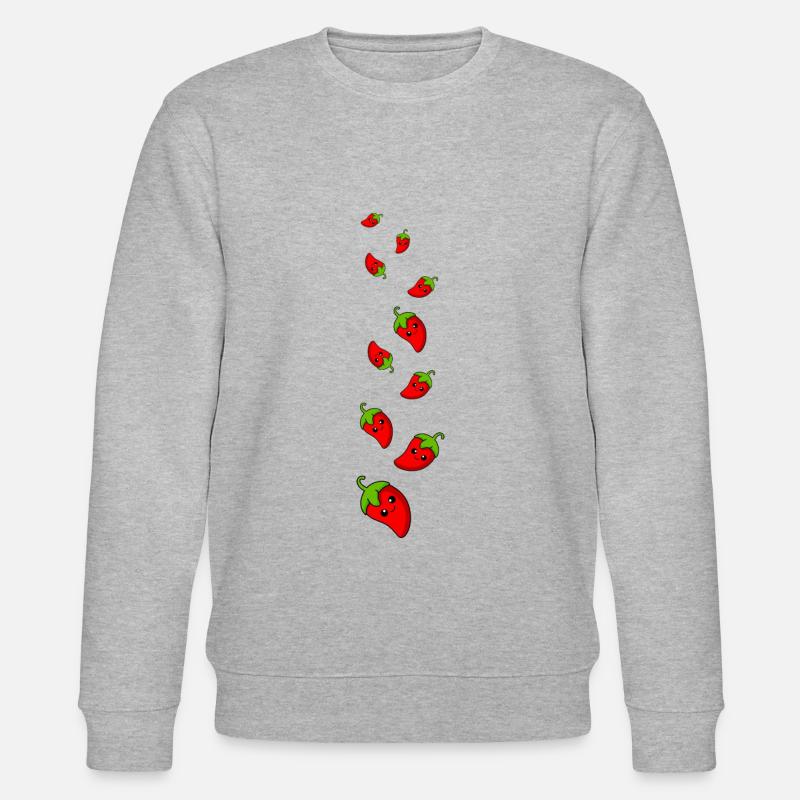 Chilli Comic - Stanley/Stella Unisex Bio-Sweatshirt CHANGER  - Grau meliert