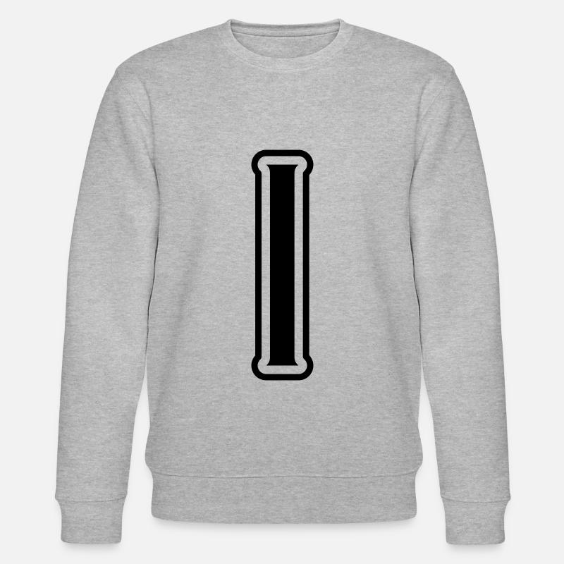 1 number symbol - Stanley/Stella CHANGER Unisex Organic Sweatshirt - heather grey