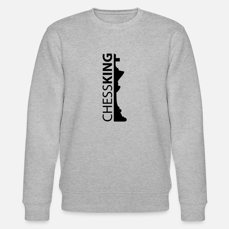ChessKing - Stanley/Stella Unisex Bio-Sweatshirt CHANGER  - Grau meliert