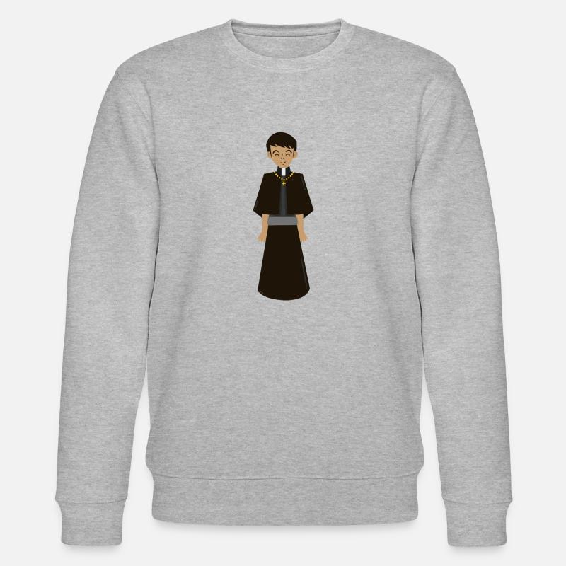 Priester - Stanley/Stella Unisex Bio-Sweatshirt CHANGER  - Grau meliert