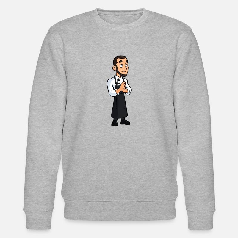 Pray Chef Thank You - Stanley/Stella Unisex Bio-Sweatshirt CHANGER - Grau meliert
