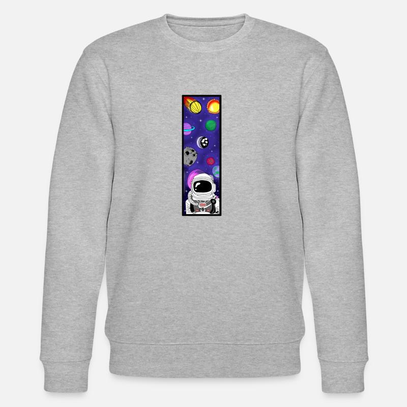 Astronaute dans l’espace - Sweat bio CHANGER Stanley/Stella Unisexe - gris chiné