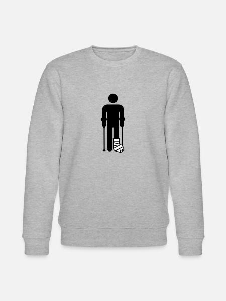Gipsbein - Stanley/Stella Unisex Bio-Sweatshirt CHANGER - Grau meliert
