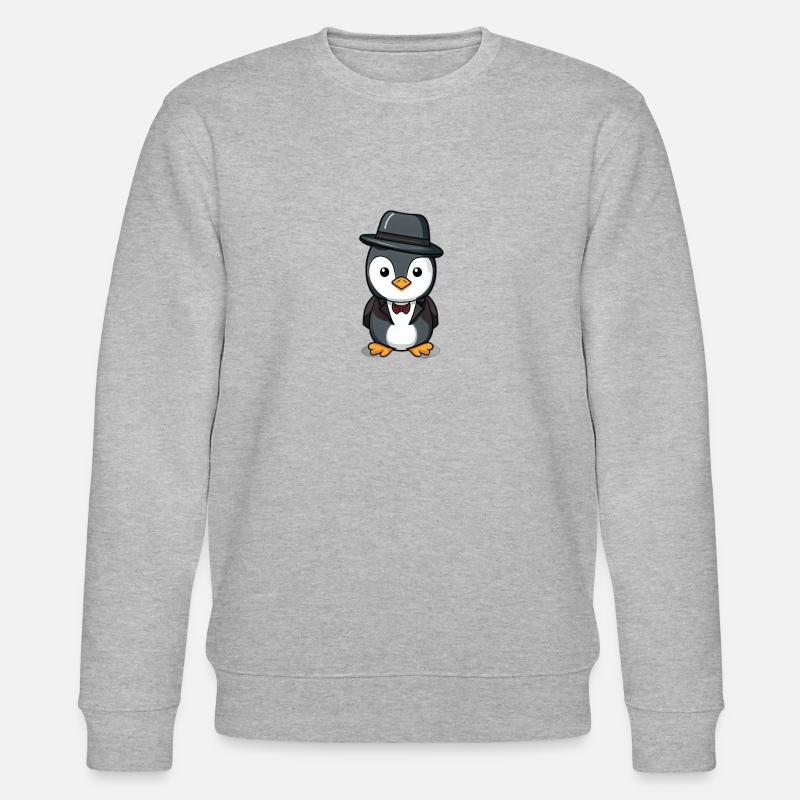 Pinguin - Stanley/Stella Unisex Bio-Sweatshirt CHANGER  - Grau meliert