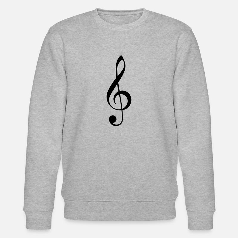 Clé de partition - Sweat bio CHANGER Stanley/Stella Unisexe - gris chiné