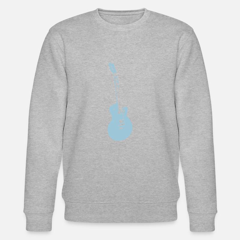 Gitarre electrique4 - Stanley/Stella Unisex Bio-Sweatshirt CHANGER  - Grau meliert
