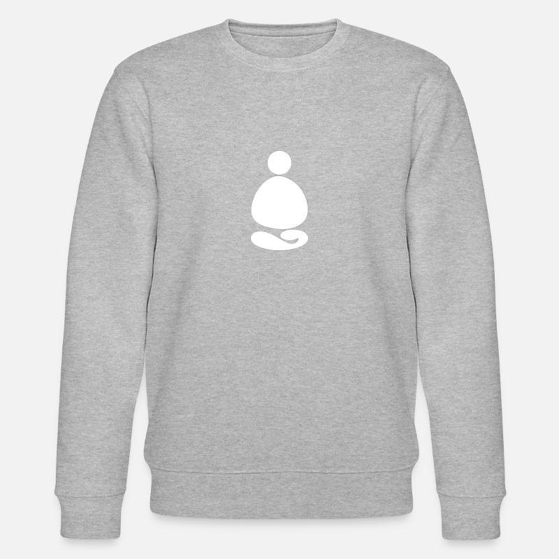 STONE Méditation - Sweat bio CHANGER Stanley/Stella Unisexe - gris chiné