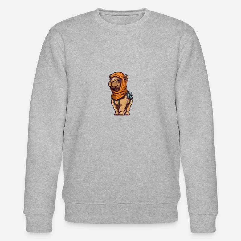 kamelopie - Stanley/Stella Unisex Bio-Sweatshirt CHANGER  - Grau meliert